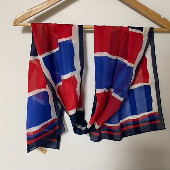 Vintage Nautical lightweight scarf - Picture 2 of 5